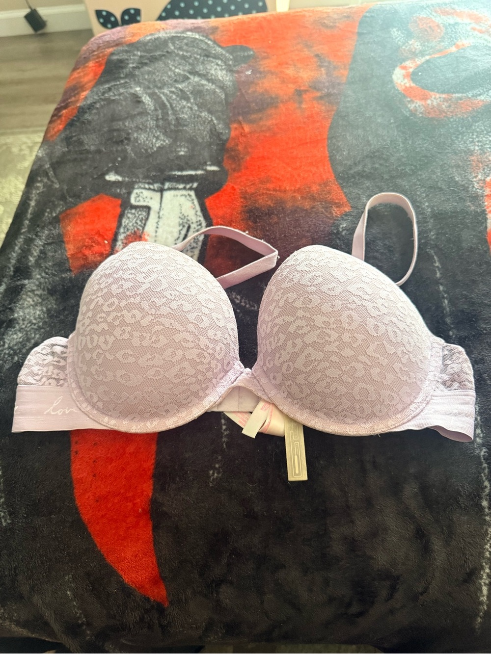 Victoria's Secret Light Lavender Lace Push-Up Bra